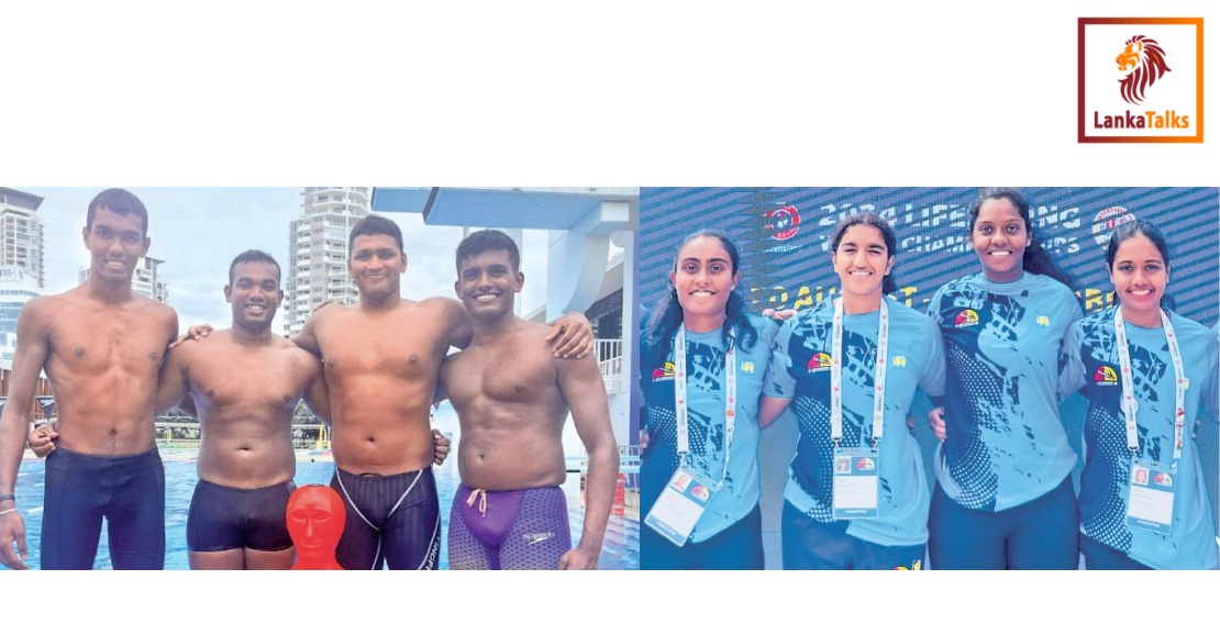 Sri Lankan Lifesaving teams set up two new records in World Championship