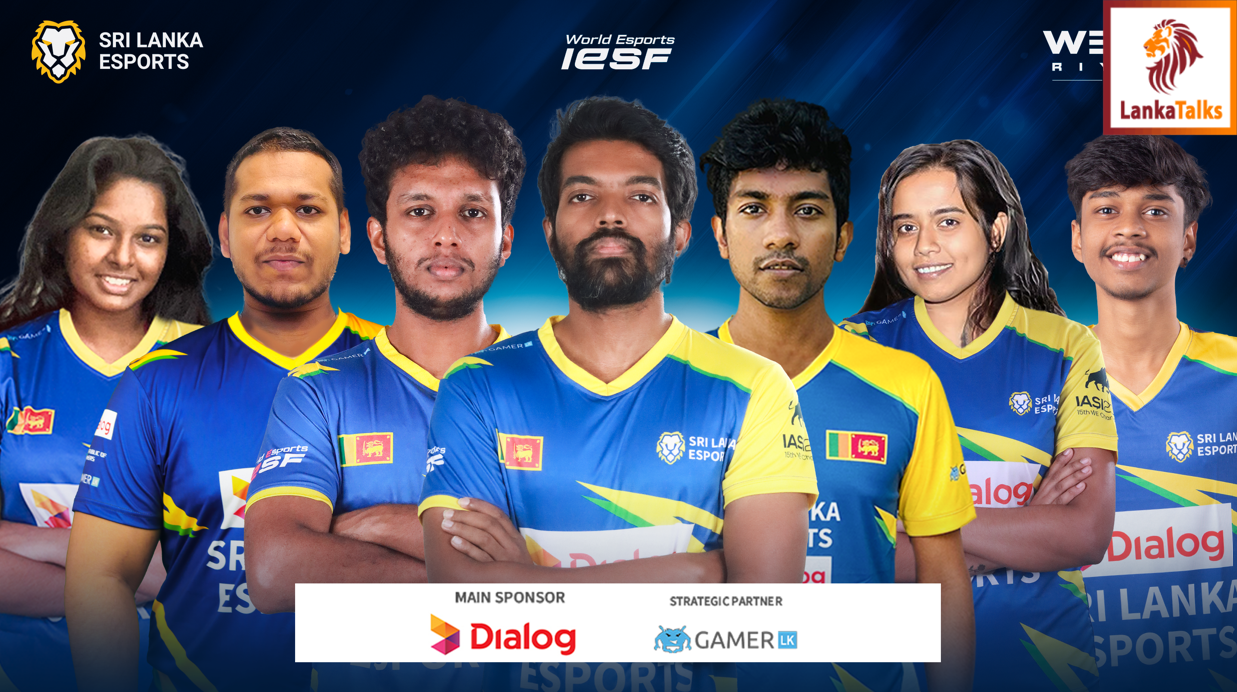 Sri Lanka’s National Esports Teams Powered by Dialog Participate in IESF's 16th World Esports Championship Asian Online Regionals