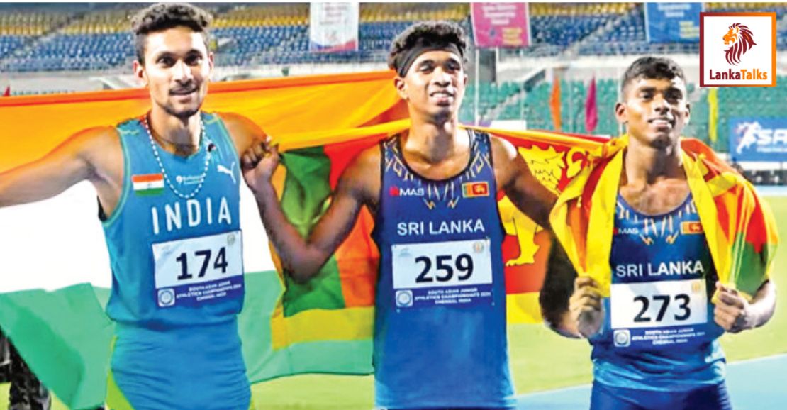 Sandun Kosala strikes Gold in 110m Hurdles