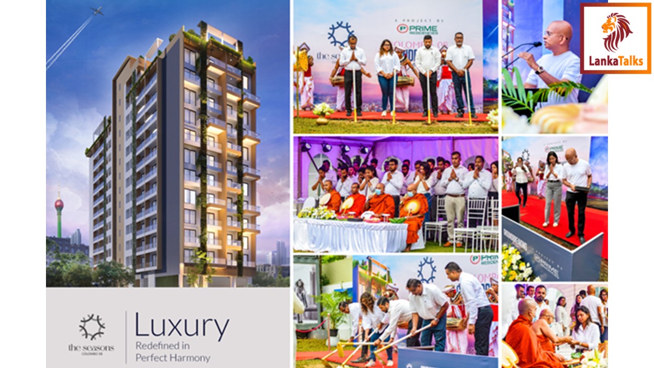 Prime Residencies Celebrates Groundbreaking of Ultra-luxury Boutique Development 'The Seasons Colombo 8'