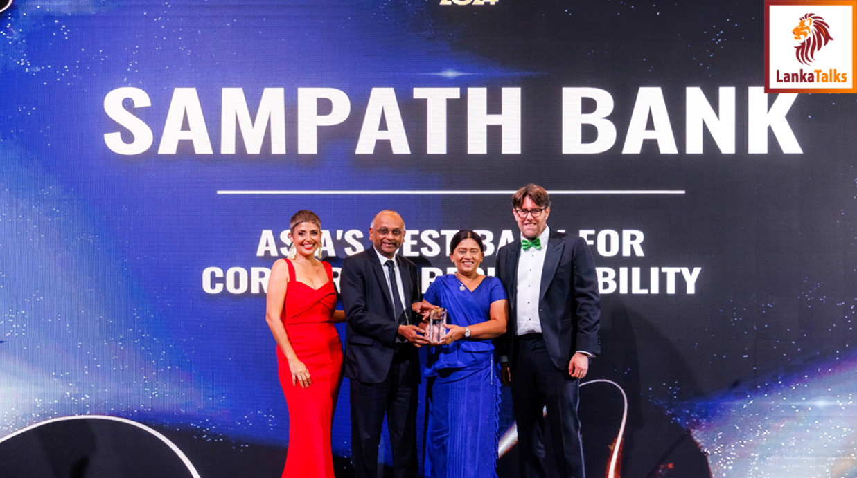 Sampath Bank Makes History as Asia’s Best for Corporate Responsibility at Euromoney ‘24