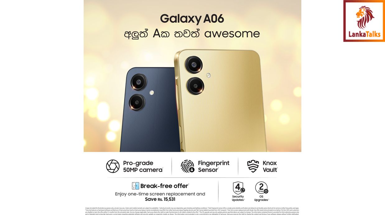 Samsung Sri Lanka unveils the Galaxy A06: Affordable innovation with premium features