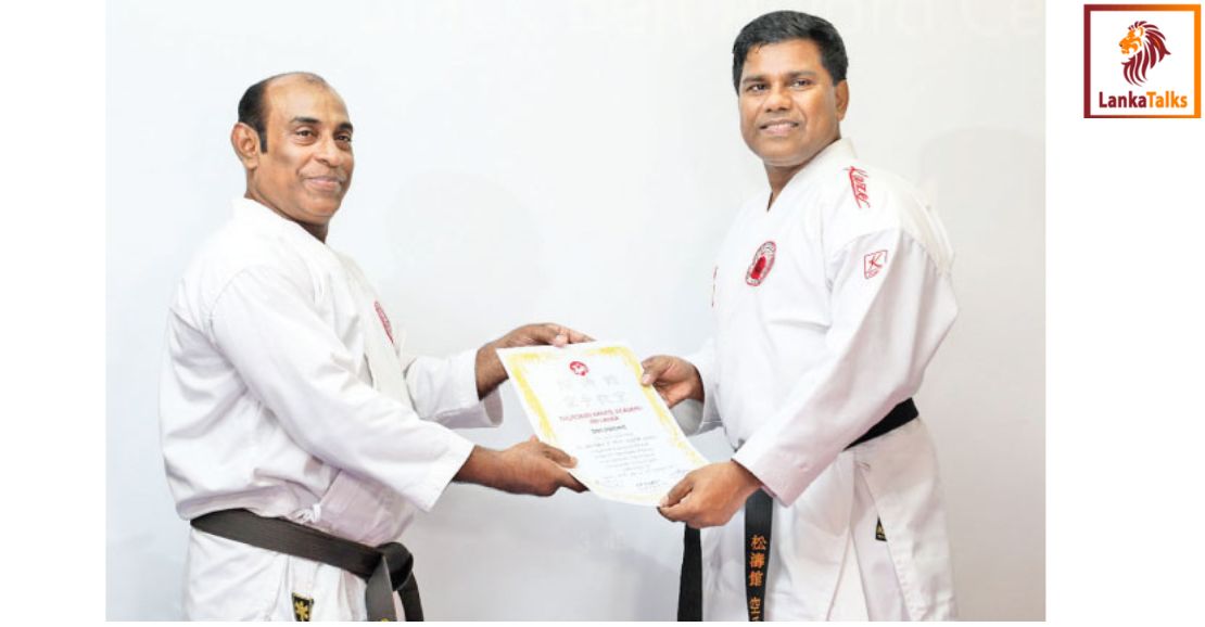 Police Boxing Chairman Seram awarded Black Belt in Karate