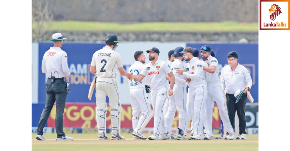 Sri Lanka draws first blood against Kiwies