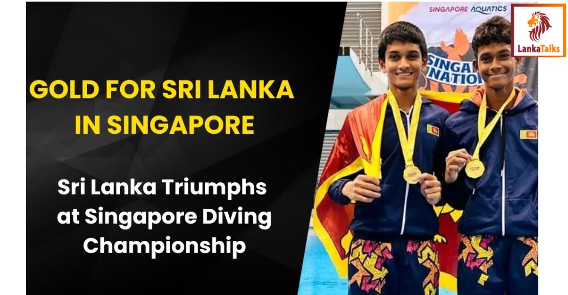 Sri Lanka Wins Gold at Singapore Diving Championship