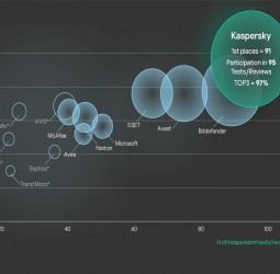 Most tested, most awarded: Kaspersky takes 97pct of TOP3 places in independent industry tests