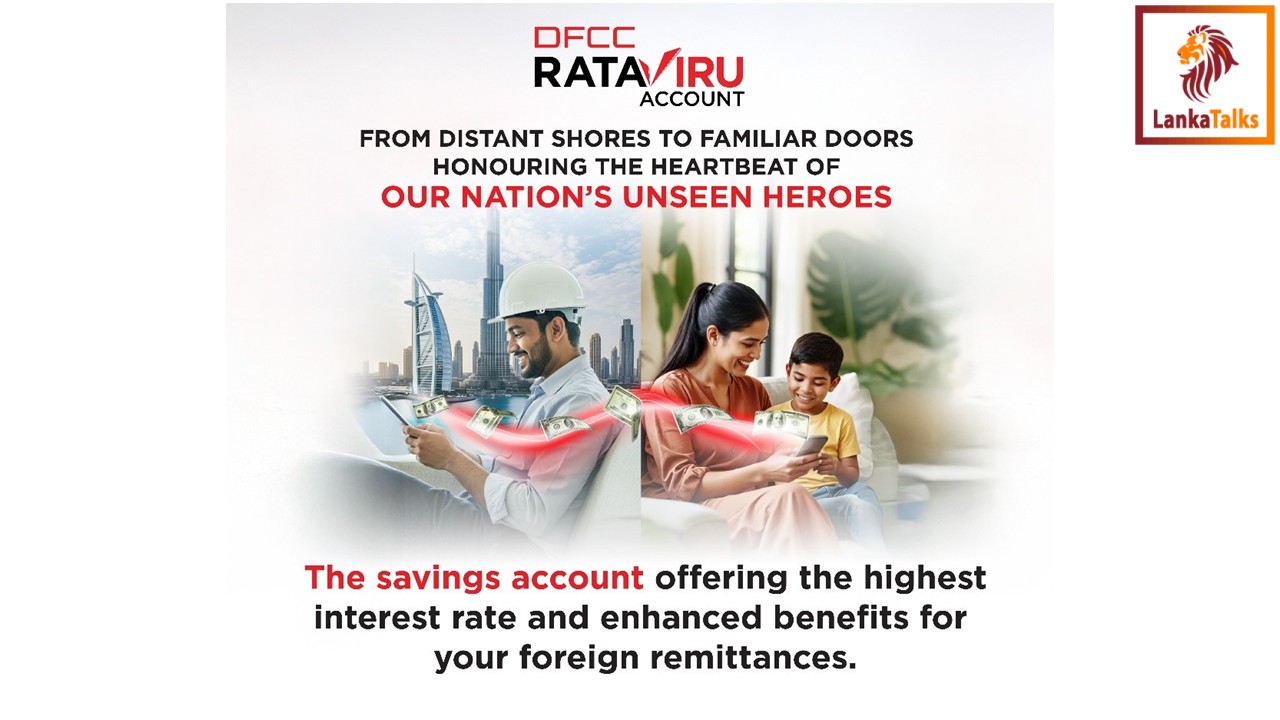 DFCC Bank Launches ‘Rataviru Account’ to Empower Sri Lankans Working Overseas
