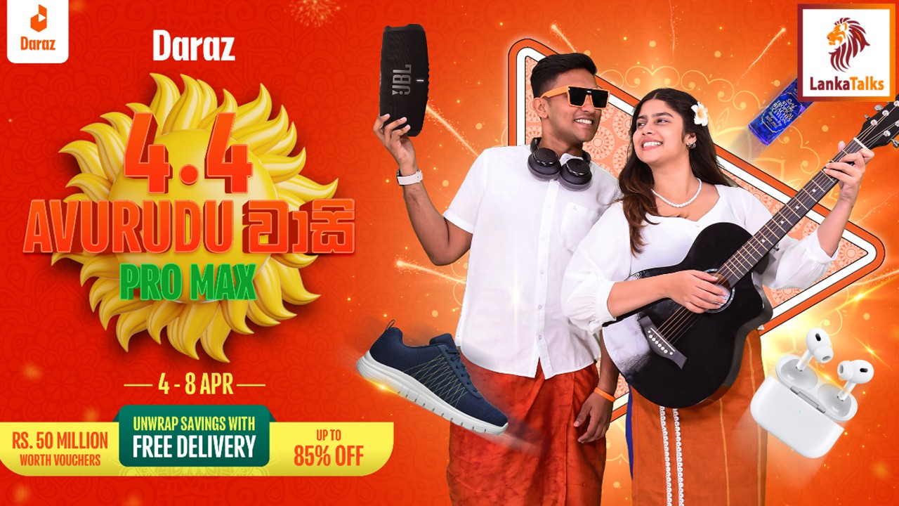 Daraz Sri Lanka ushers in the New Year with 4.4 Avurudu Wasi Pro Max – Sri Lanka’s Biggest Online Avurudu Sale