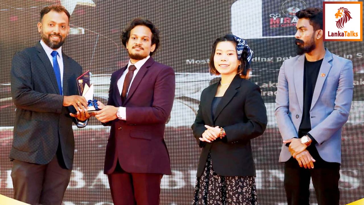 Kelum Lakmal Dissanayake of Miracle Pet Care honoured as Most Outstanding Pet Groomer