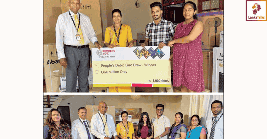 People’s Bank presents prizes to winners of ‘People’s Debit Card Gedaratama Thagi – 02’ grand draw