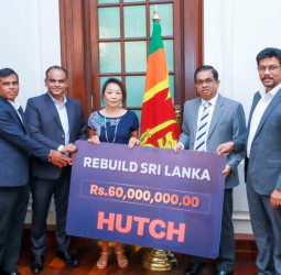 HUTCH Joins Nation’s Rebuild Effort with Rs.60 Million Contribution to ‘Rebuild Sri Lanka’ Fund.