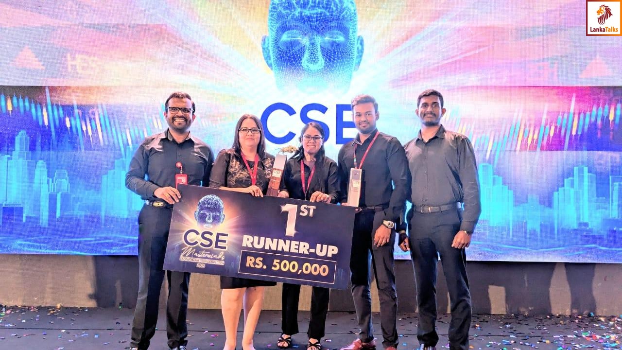 AIA Insurance Lanka triumphs at CSE Masterminds Quiz 2025 as First Runner-Up and Sector Winner