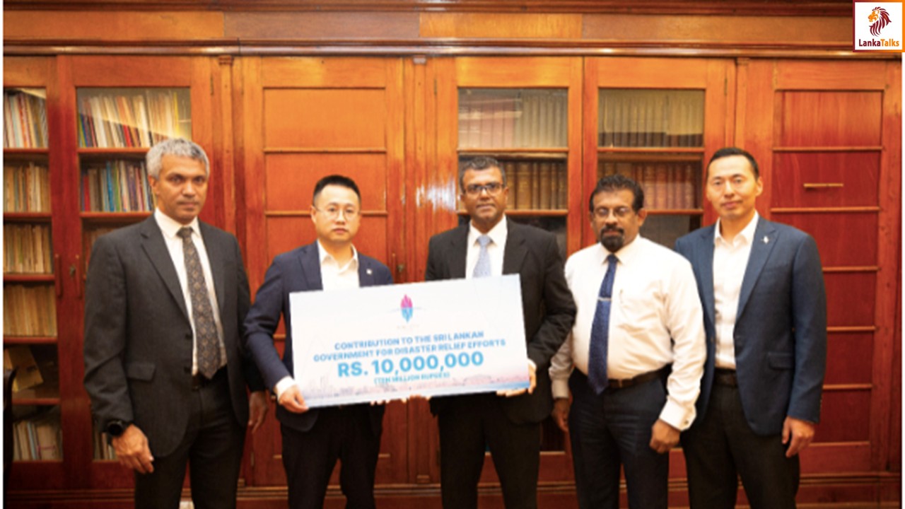 CHEC PORT CITY COLOMBO (PVT) LTD. EXTENDS RS. 10 MILLION AND CRITICAL ON-GROUND SUPPORT TO NATIONAL RECOVERY EFFORTS FOLLOWING CYCLONE DITWAH’S DEVASTATION
