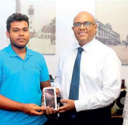 People’s Bank gifts Apple iPhone 16 Pro to Social Media Draw winner
