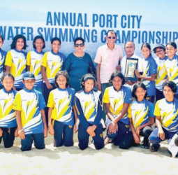 Mahamaya’s golden performance at Port City Swim Championship