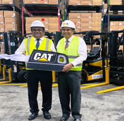UTE and ACE Distriparks forge a green future with Cat® electric forklifts
