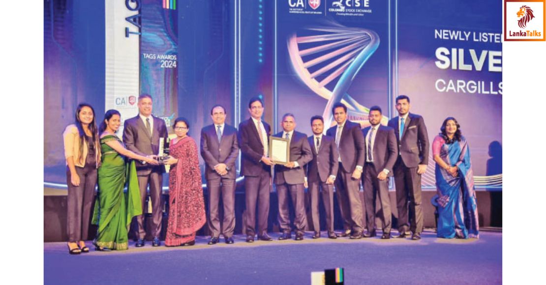 Cargills Bank wins Silver at CA Sri Lanka TAGS Awards 2024