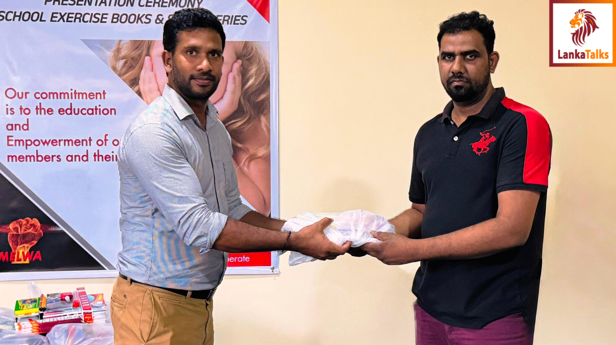 Melwa distributes school supplies to children of employees