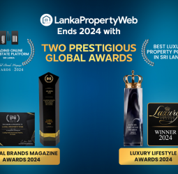 LankaPropertyWeb Ends 2024 with Two Prestigious Global Awards