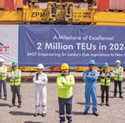 SAGT surpasses epic 2 mn. TEU milestone again in 2024