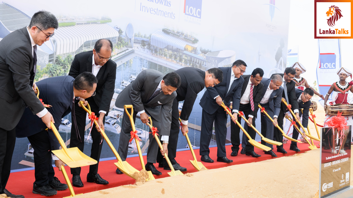 Port City Colombo celebrates the groundbreaking of the luxury marina development