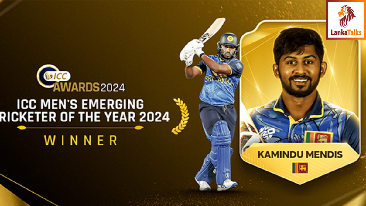 Kamindu Mendis crowned ICC Men’s Emerging Cricketer of the Year