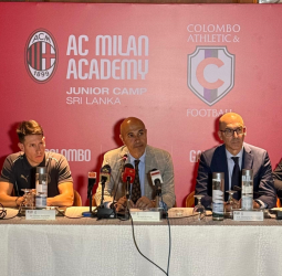 AC Milan collaborates with Colombo athletic and football academy to launch three Milan junior camps in Sri Lanka