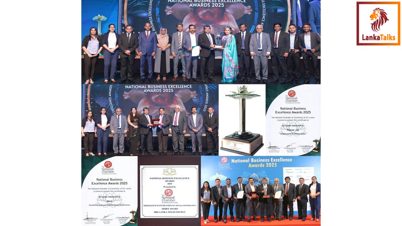 SLT-MOBITEL achieves double recognition at the National Business Excellence Awards 2025