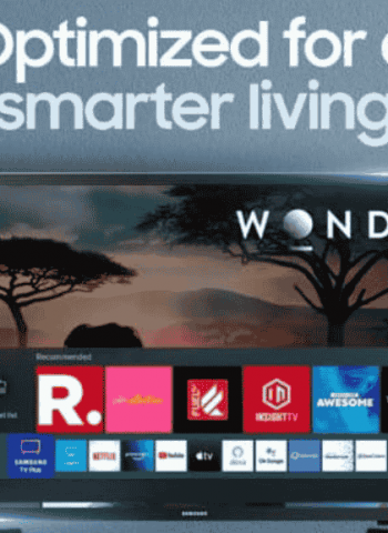 Bring home Samsung’s 32-inch HD Smart TV with a slim-look display for an undisrupted content viewing experience