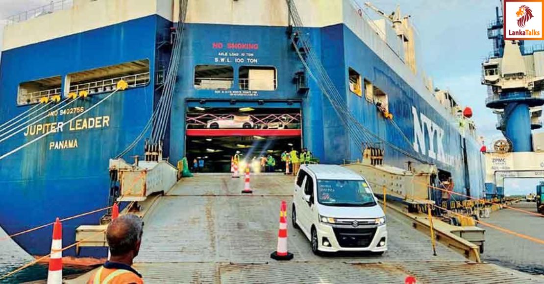 First vehicle consignment for local market arrives at HIP from Japan