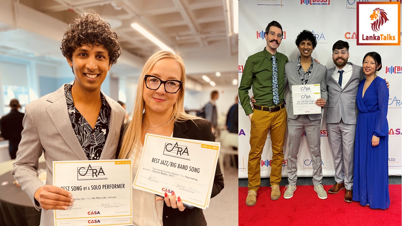 Hachajah puts Sri Lanka on the Global Music Map with Double Win at the CARAs