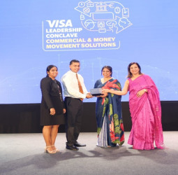 DFCC Bank Honored with VISA Commercial Solutions Excellence Award at the VISA Leadership Conclave 2025