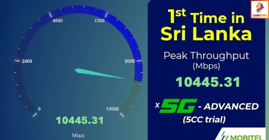 SLT-MOBITEL becomes first in Sri Lanka to achieve fastest 5G speeds exceeding 10Gbps