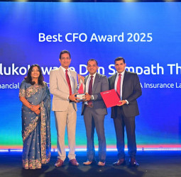 AIA Insurance Lanka CFO Sampath Thushara recognised as Best CFO 2025 by CA Sri Lanka