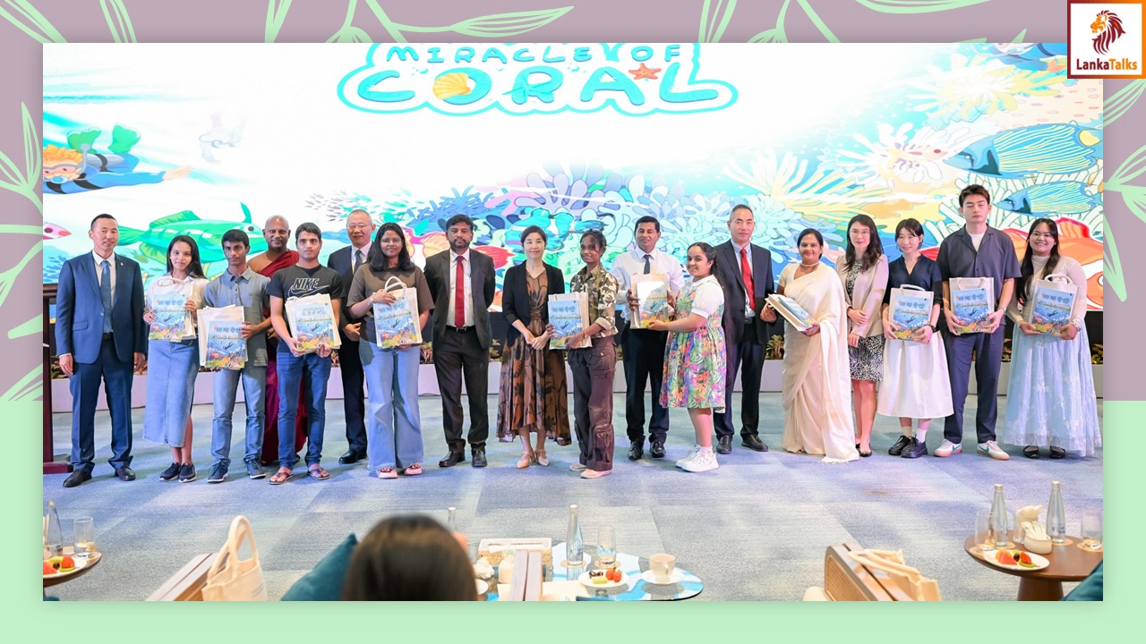 NEW CORAL HABITATS EMERGE OFF PORT CITY COLOMBO: ‘MIRACLE OF CORAL’ PICTURE BOOK LAUNCHED TO SUPPORT ENVIRONMENTAL EDUCATION IN SRI LANKA