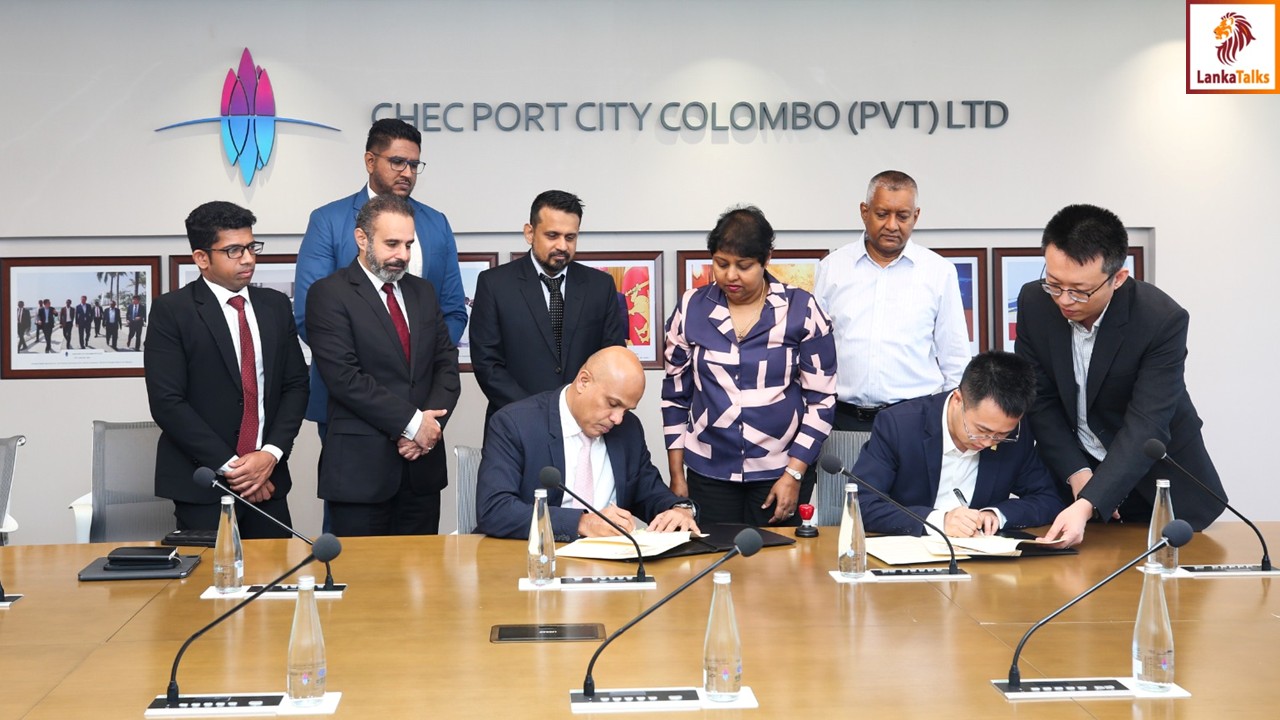 Agreement signed for Port City Colombo’s first Commercial Office Development, the iconic Colombo Gateway