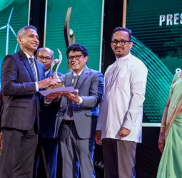 Sampath Bank Honoured at the Presidential Environmental Awards 2025 for its Commitment to a Greener Sri Lanka