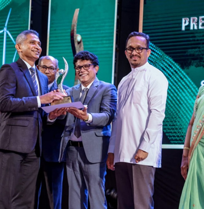 Sampath Bank Honoured at the Presidential Environmental Awards 2025 for its Commitment to a Greener Sri Lanka
