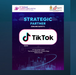 TikTok partners with SL CERT as Strategic Partner for Online Safety at Sri Lanka’s 16th National Cyber Security Conference 2025