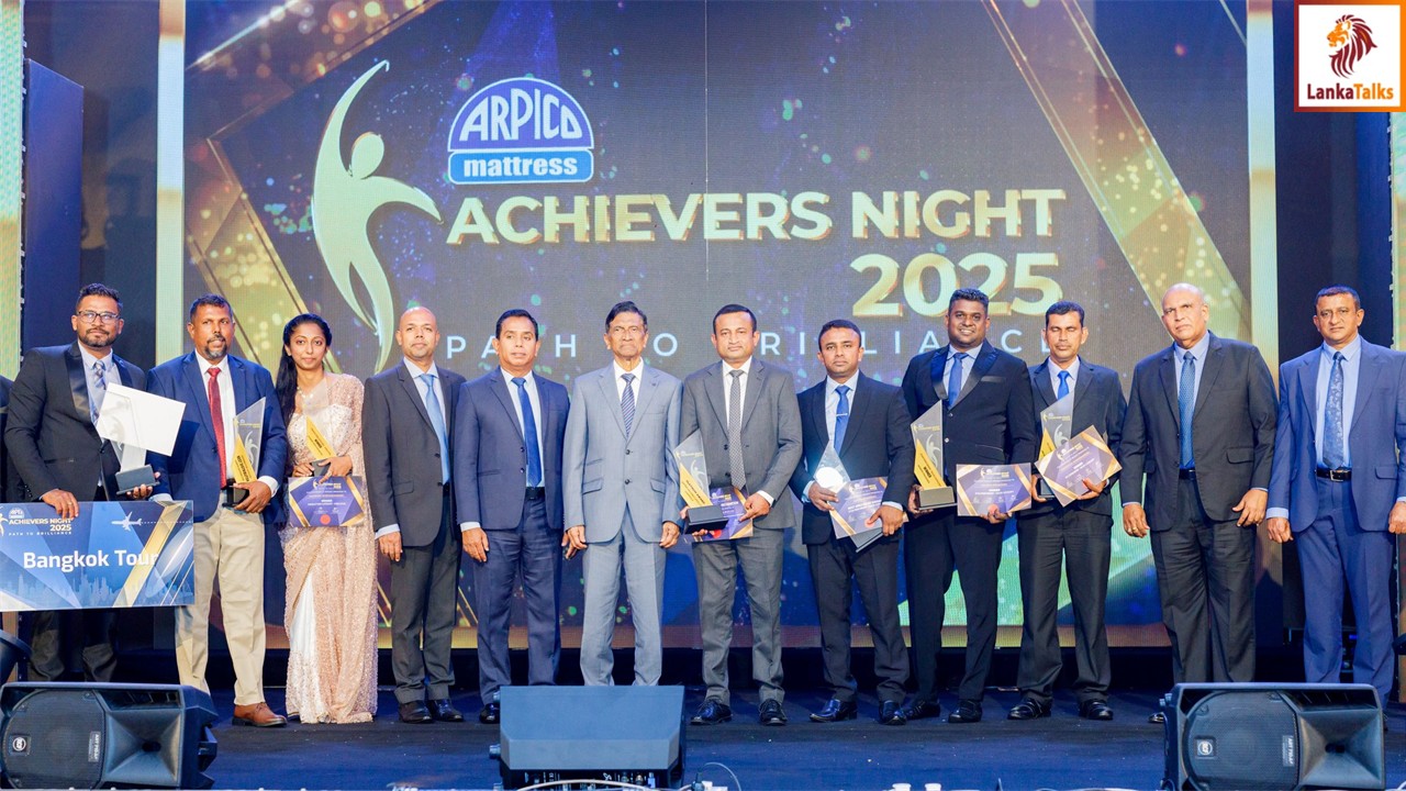 Arpico Mattress Achievers Night 2025 Celebrates a Year of Milestones and Success