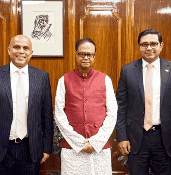 Commercial Bank of Ceylon Leadership Meets Bangladesh Bank Governor to Deepen Regional Ties