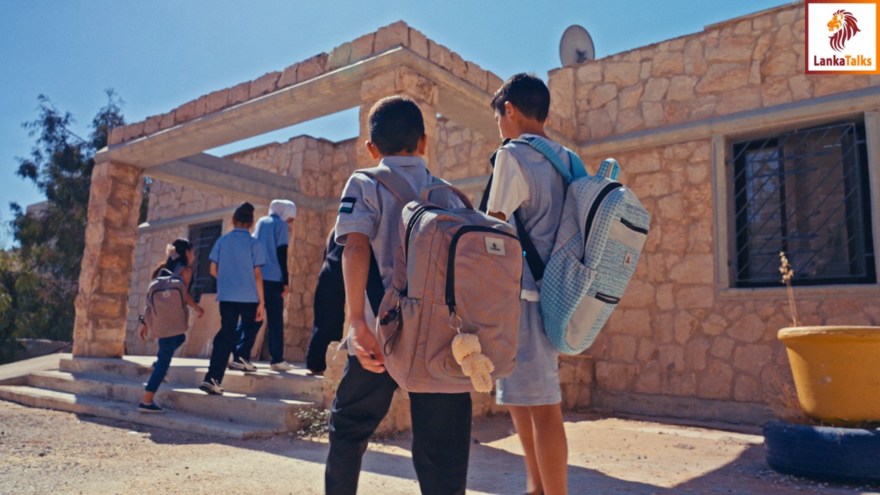 ‘Aircrafted KIDS’ backpacks reach more than 800 children in Jordan