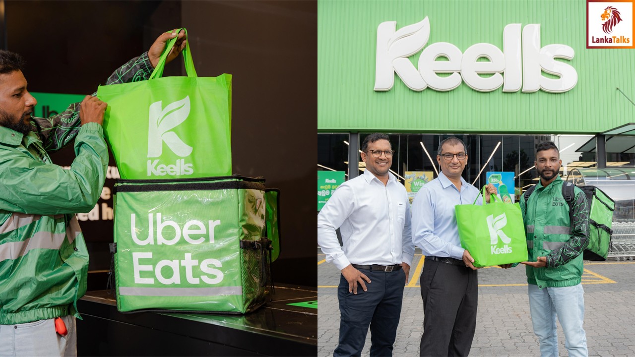 Keells and Uber Eats partner to bring on-demand Grocery delivery to Sri Lankan homes