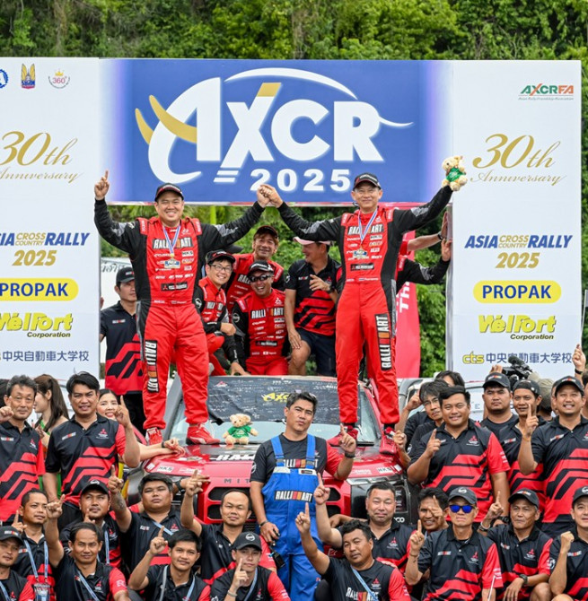 Mitsubishi Triton Dominates as Team Mitsubishi Ralliart Triumphs at Asia Cross Country Rally 2025