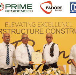 Prime Lands Residencies' J'Adore Negombo achieves 99% pre-sales and commences superstructure construction with ICC