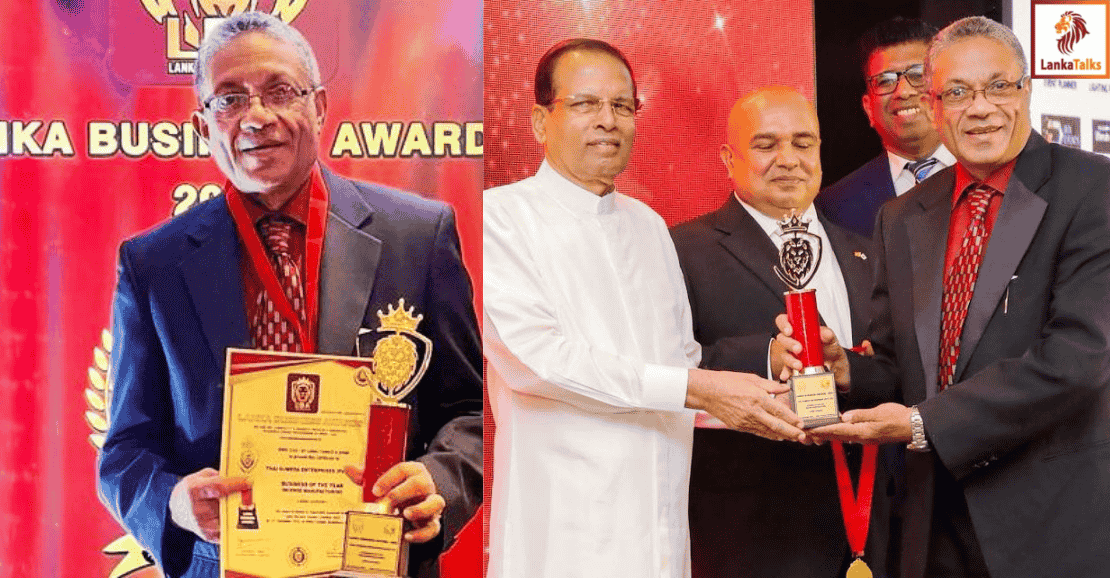 Thai Sumeda honoured at the Lanka Business Awards 2025